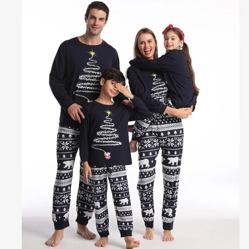 Família combinando Red Natal Conjuntos de pijama, Pai, Mãe, Filha, Filho, Roupa de criança