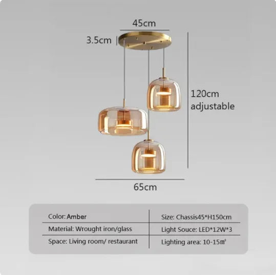 Nordic led pingente de vidro luz simples e moderno restaurante bar balcão café cabeceira decoração interior luminárias