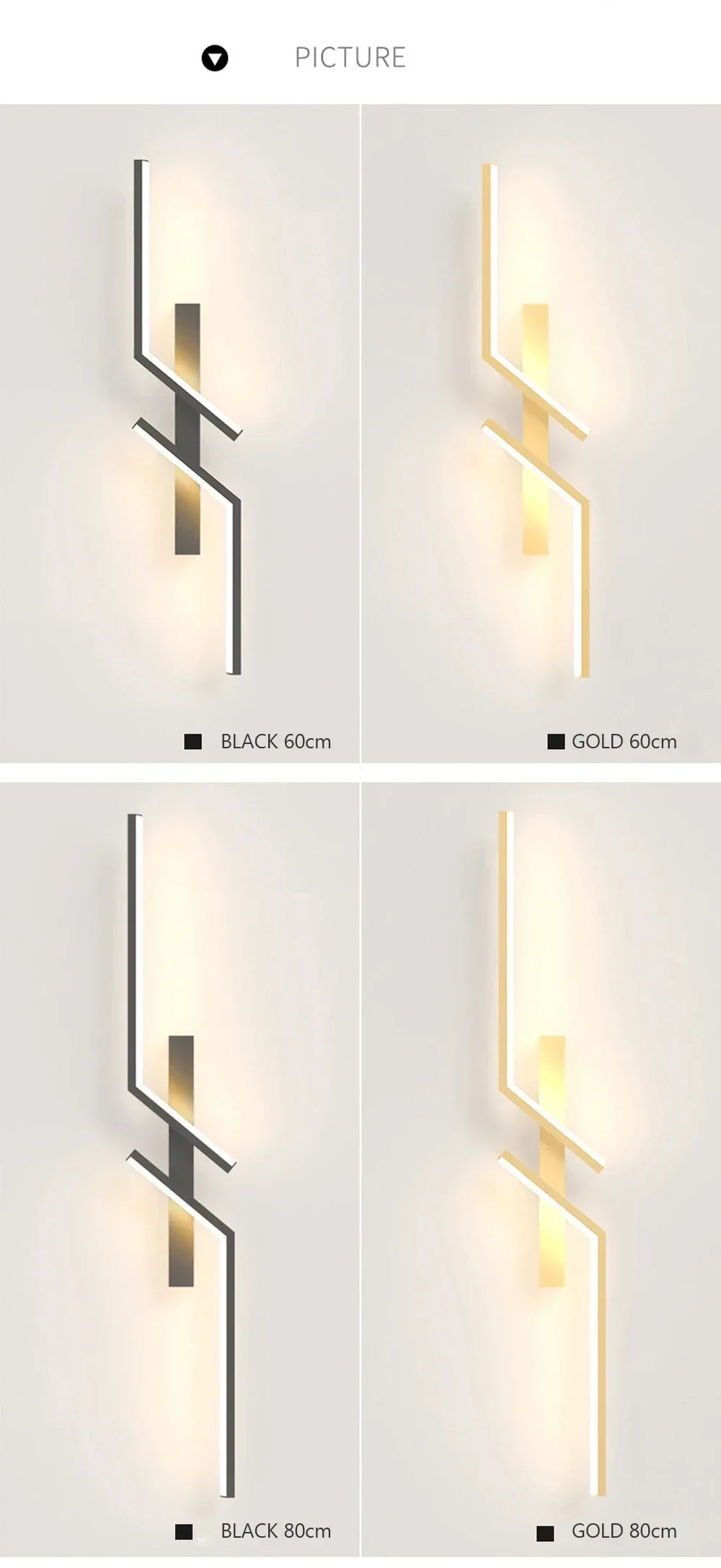 Moderna lâmpada de parede led 100/120cm tira longa arandela sala estar quarto cabeceira barra decoração casa controle remoto led lustre