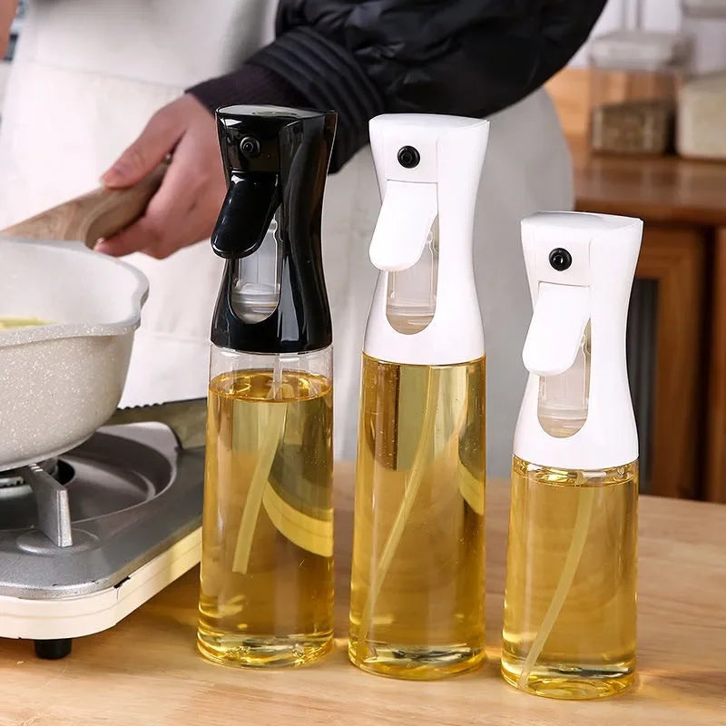 Spray de óleo para cozinhar-dispensador de azeite garrafa pulverizador névoa-reutilizável vinagre de óleo de qualidade alimentar, garrafa de spray acessórios de cozinha