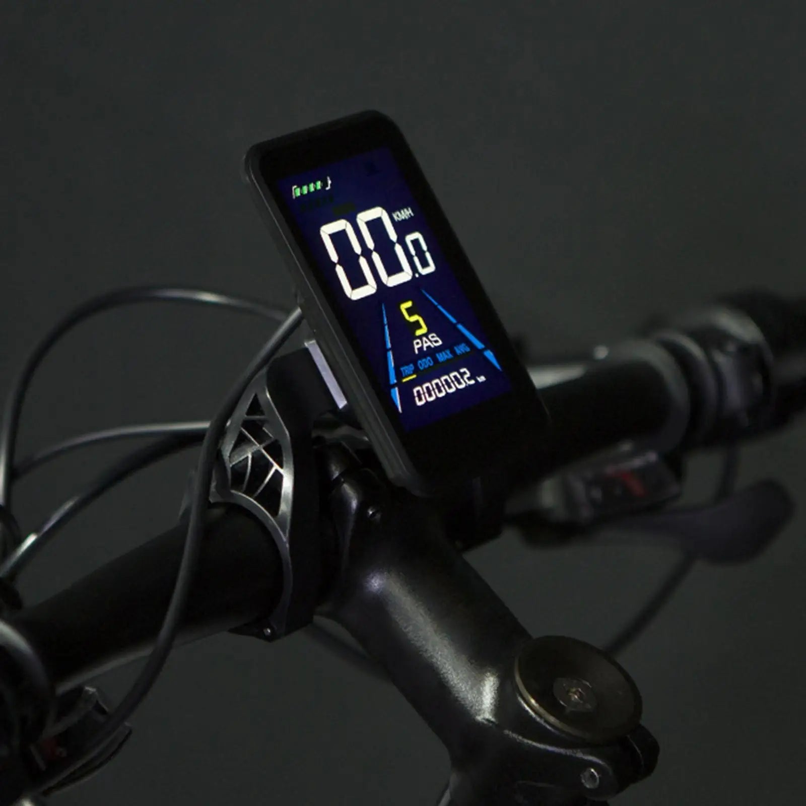 NC-81F modificação de mountain bike elétrica display lcd painel de instrumentos de modificação de bicicleta à prova dwaterproof água tabela de código de bicicleta elétrica