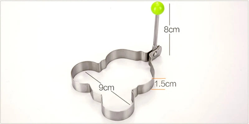 Molde De Ovo Frito De Aço Inoxidável, Fabricante De Panquecas De Coração, Cozimento Ao Pequeno Almoço, Anéis De Omelete, Cozinhar Ferramentas, Acessórios De Cozinha, Gadget, Novo