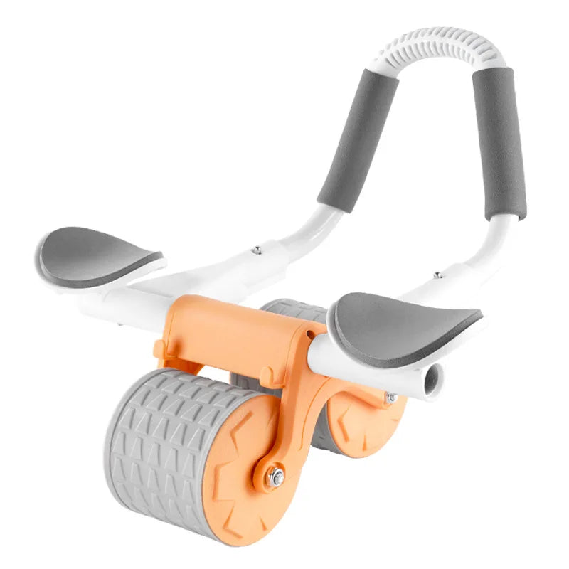Suporte de cotovelo rebote automático roda abdominal núcleo muscular ab trainer com contador exibição fitness exercício rolo roda