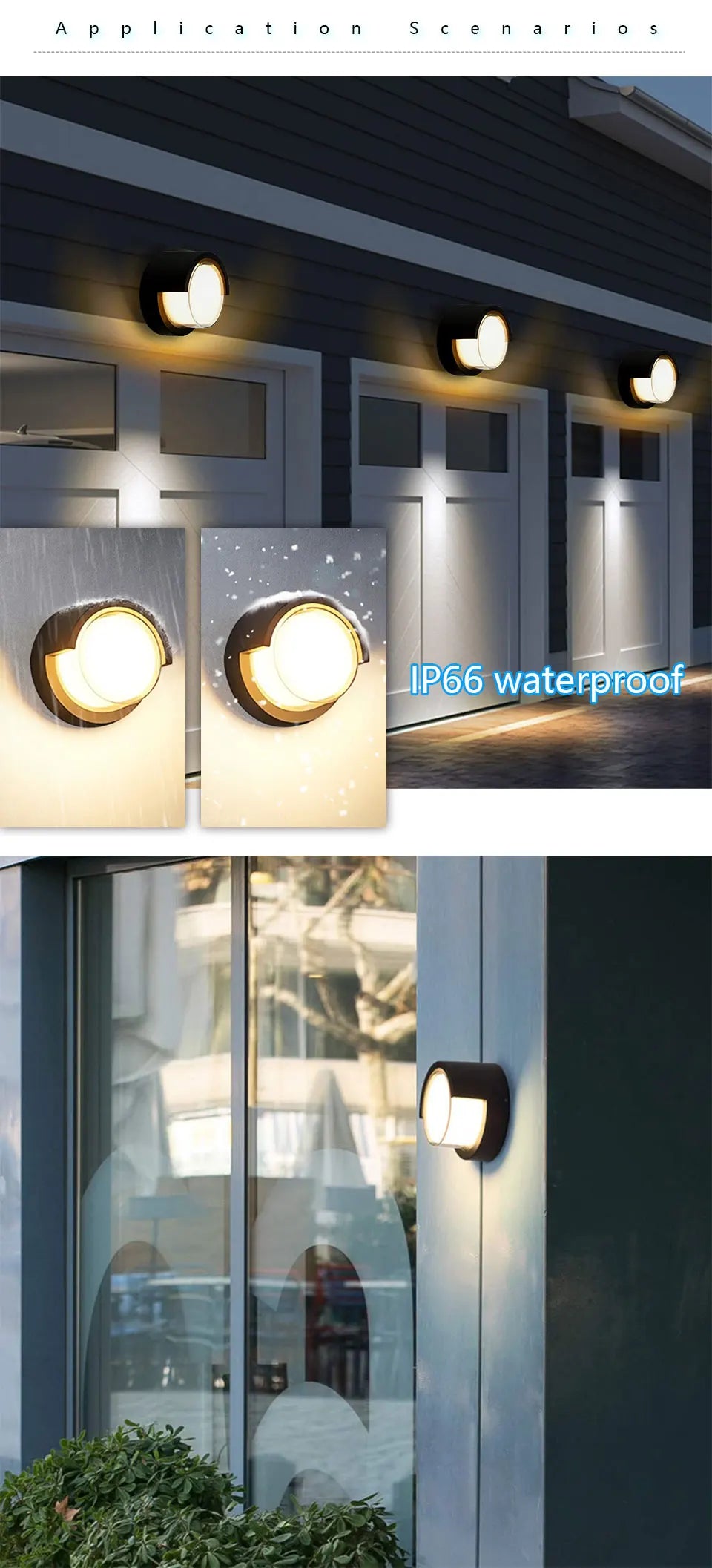 Lâmpada de parede led iluminação radar sensor movimento AC85-265V 6/12w branco quente branco frio adequado para decoração casa ao ar livre indoor