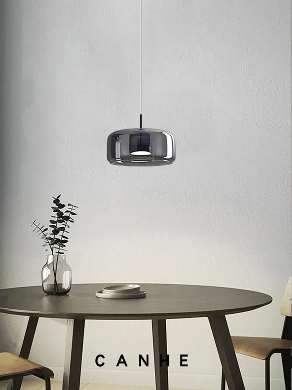 Nordic led pingente de vidro luz simples e moderno restaurante bar balcão café cabeceira decoração interior luminárias