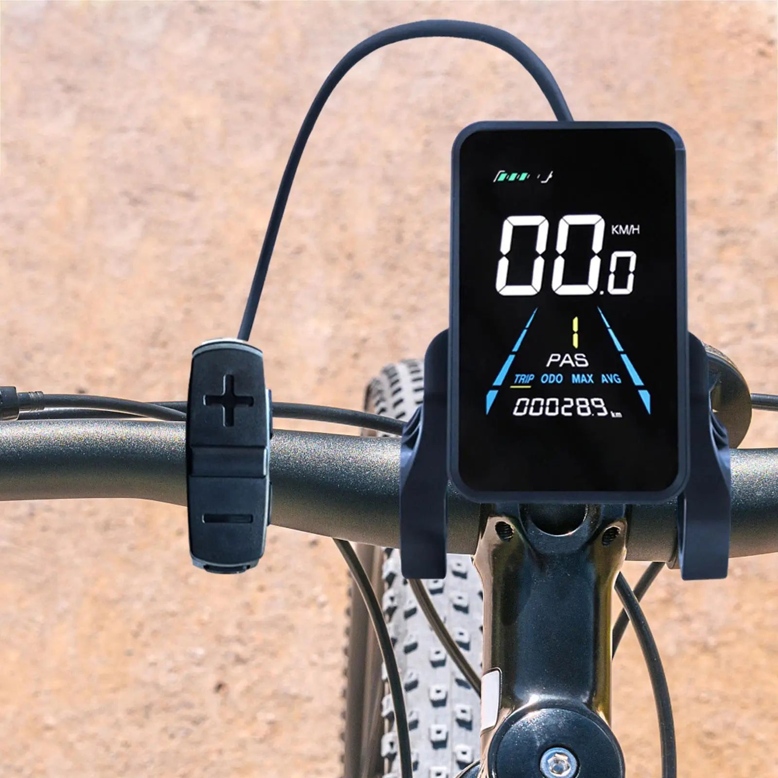 NC-81F modificação de mountain bike elétrica display lcd painel de instrumentos de modificação de bicicleta à prova dwaterproof água tabela de código de bicicleta elétrica