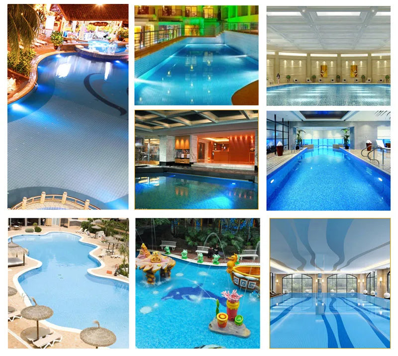 Aço inoxidável led piscina luz ip68 à prova dip68 água 12v ao ar livre rgb luz subaquática lagoa led piscina luz lâmpadas submersíveis