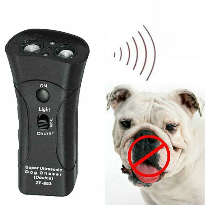 Dispositivo ultrassônico para treinamento de cães, dissuasor eletrônico para cães/dispositivos de controle de latidos, ferramenta de treinamento para parar de latir, repelente sônico para cães