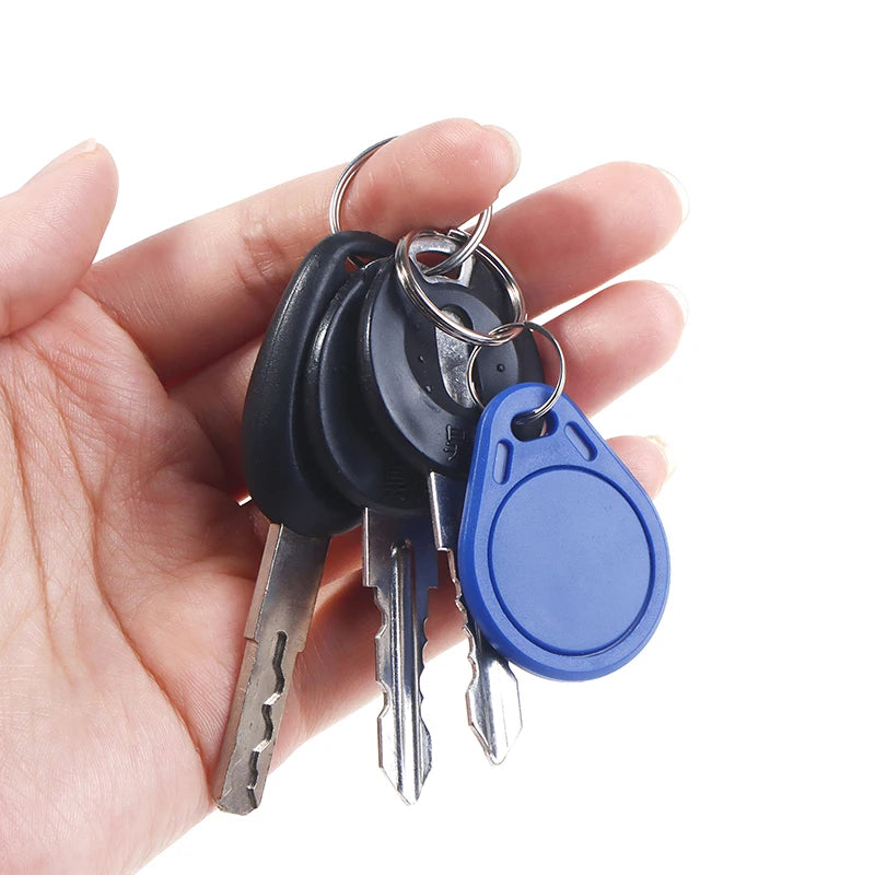 5pcs 13.56Mhz RFID UID Token Copy Keykobs Changeable Attendance Management CUID Clone Keychain Tag For Mif 1k S50 Writable