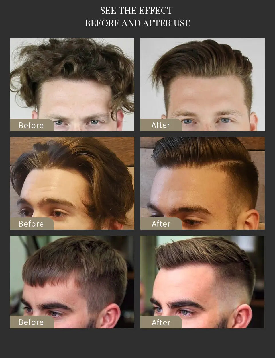 3 pçs conjunto de fibras de cabelo queratina construção do cabelo estilo em pó perda de cabelo instantâneo recrescimento espessamento pós linha fina barba enchimento