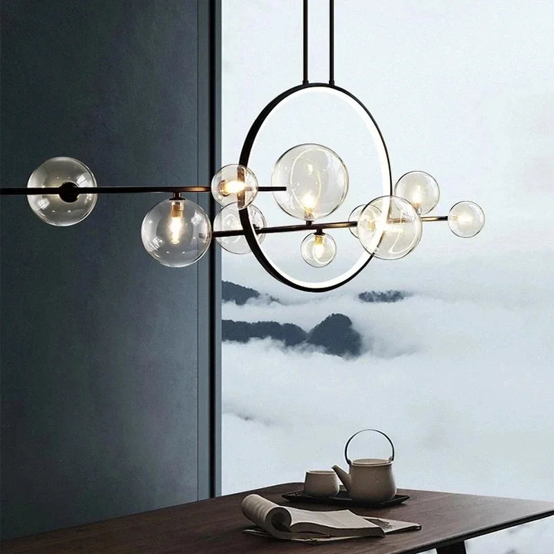 Moderno led pingente de luz nordic preto lustres para sala estar quarto cozinha pendurado lâmpada sala jantar luminárias