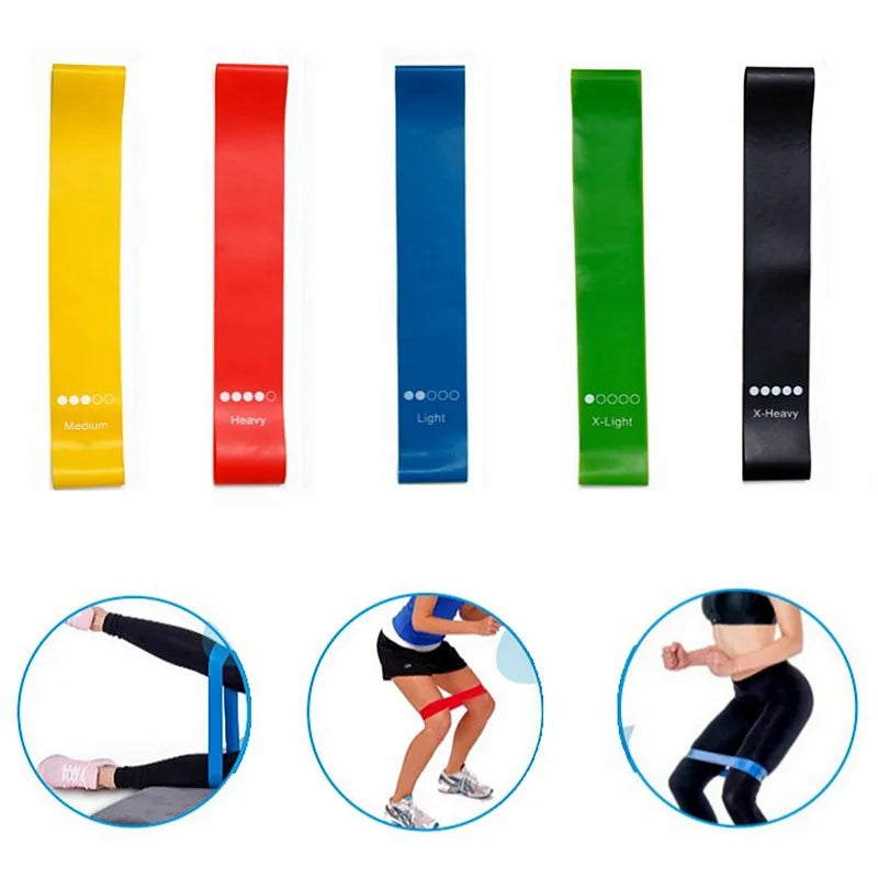Bandas de resistência tpe conjunto de fitness faixas de borracha treinamento de força expansor yoga equipamentos de ginástica laço de borracha elástica