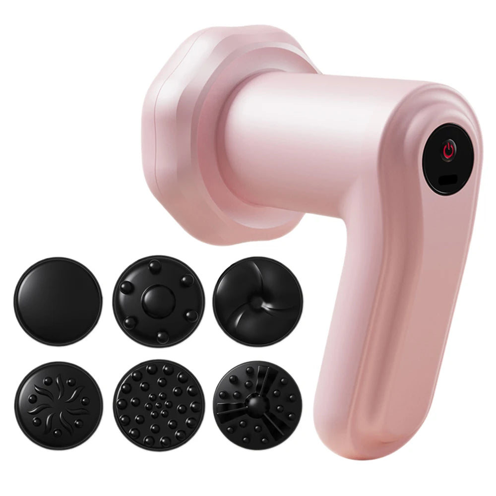 6-em-1 sem fio corpo escultura máquina elétrica celulite corpo emagrecimento massageador abdômen perna relaxamento muscular rolo de massagem