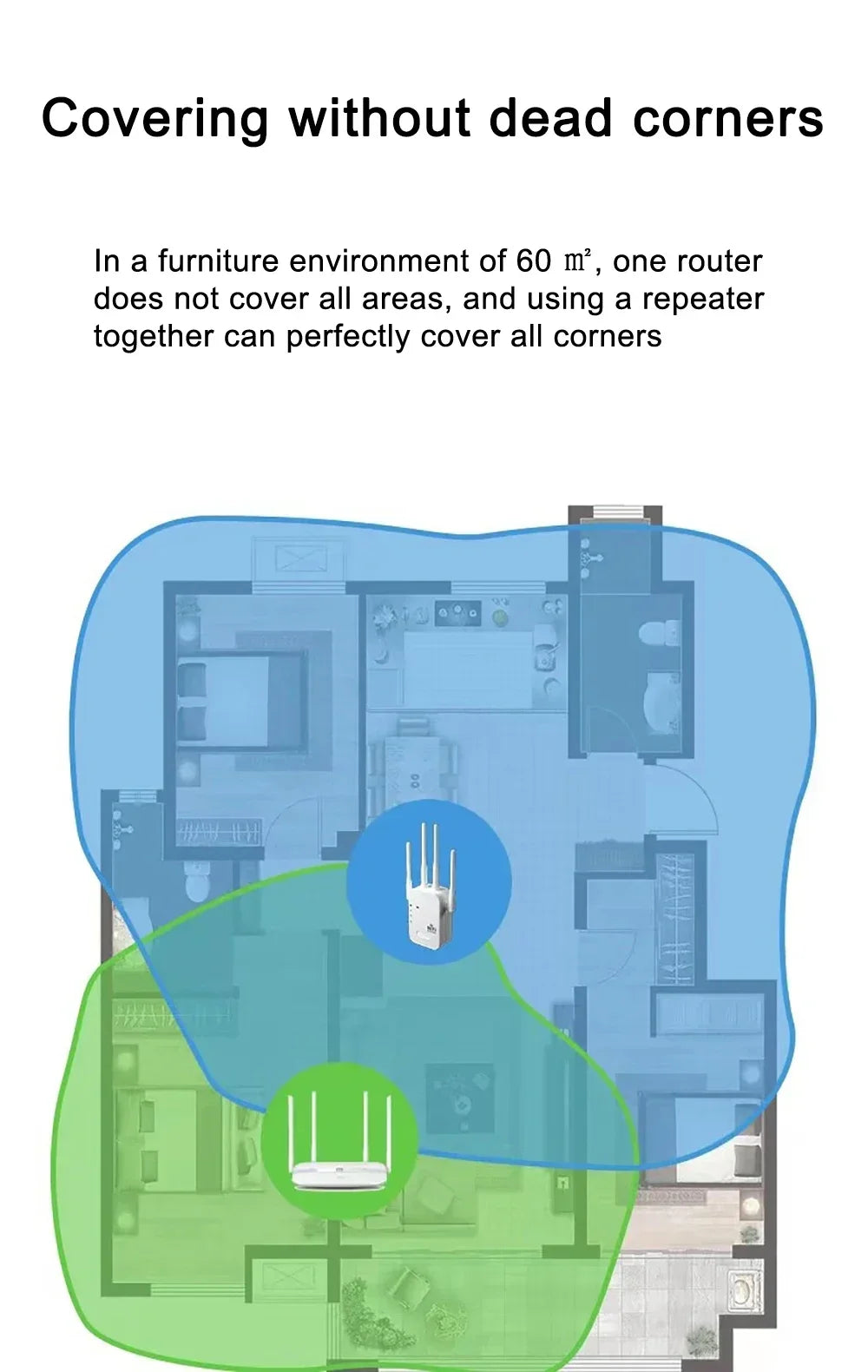 Novo repetidor wi-fi de 1200mbps, extensor sem fio, impulsionador wi-fi 5g, 2.4g, amplificador de rede de banda dupla, sinal de longo alcance, roteador wi-fi para casa