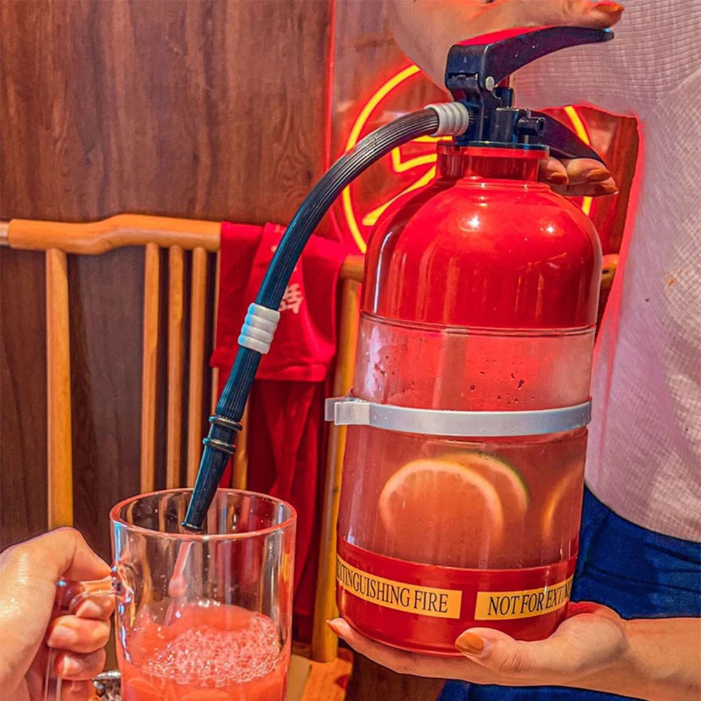 1.5l dispensador de bebida vinho extintor de incêndio pourer festa dispensador de cerveja bebida vinho espíritos cerveja para festa bar acessório