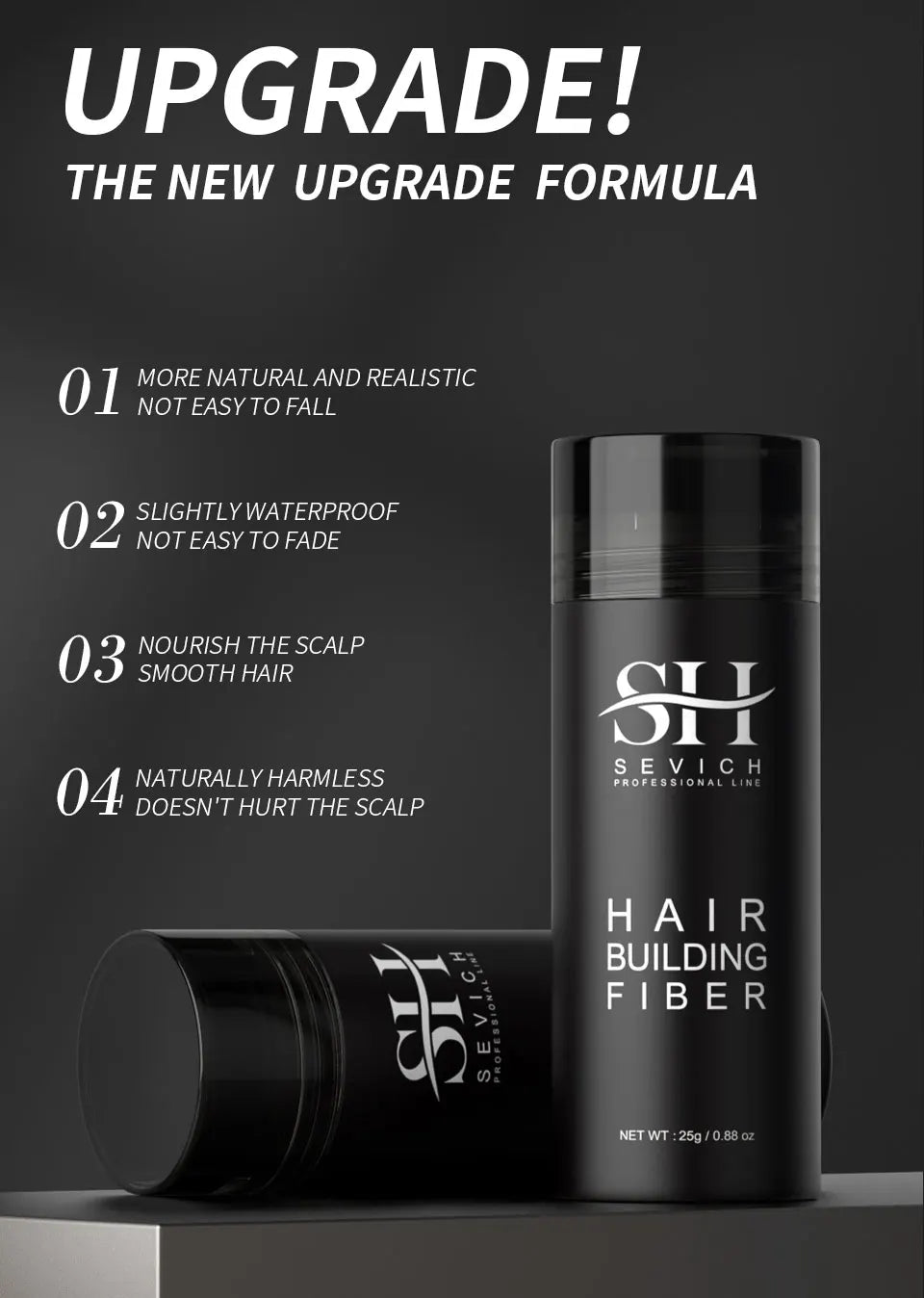 3 pçs conjunto de fibras de cabelo queratina construção do cabelo estilo em pó perda de cabelo instantâneo recrescimento espessamento pós linha fina barba enchimento
