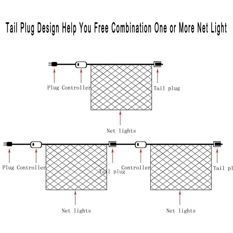 3x2m luz de natal rede malha cortina luzes decoração festa casamento ao ar livre lâmpada à prova dwaterproof água cortina luz