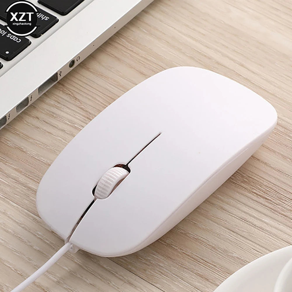 Venda quente mouse com fio neutro 2.4ghz com cabo usb ergonômico ultrafino ratos para computador portátil computador de negócios mouse de escritório 1.2m