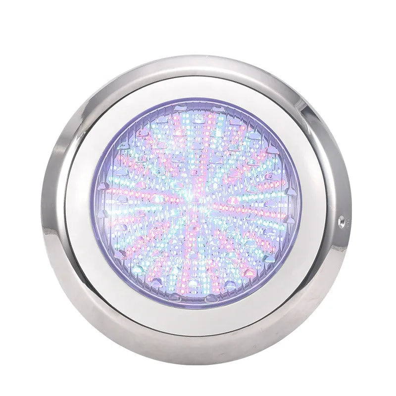 Aço inoxidável led piscina luz ip68 à prova dip68 água 12v ao ar livre rgb luz subaquática lagoa led piscina luz lâmpadas submersíveis