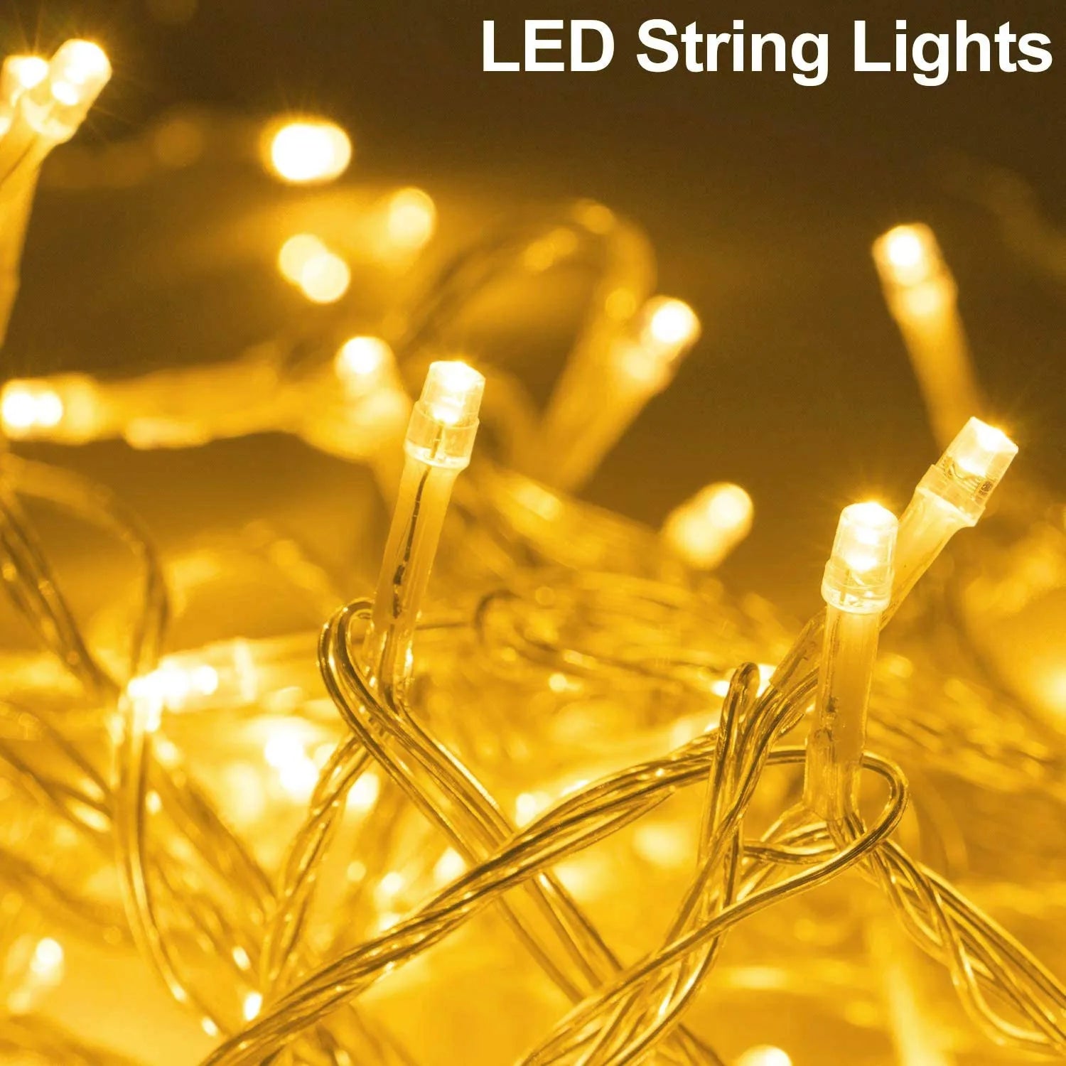 10/20/50/80leds luzes da corda festivas luzes da corda led para o natal dia das bruxas páscoa dia dos namorados eid sem baterias incluídas