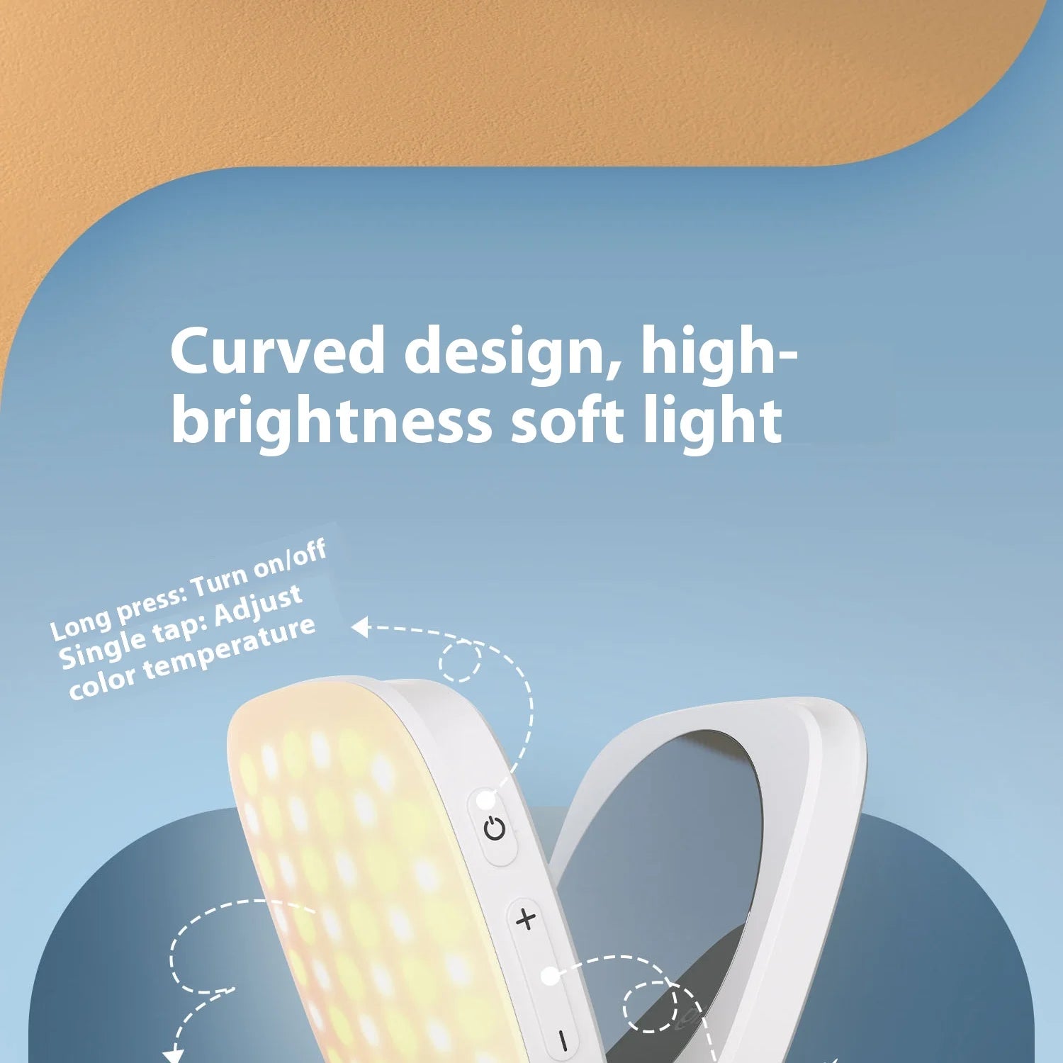 Smallrig luz magnética do telefone, p48 bicolor regulável led luz de preenchimento dobrável magsafe beleza lâmpada painel macio, para iphone16/android