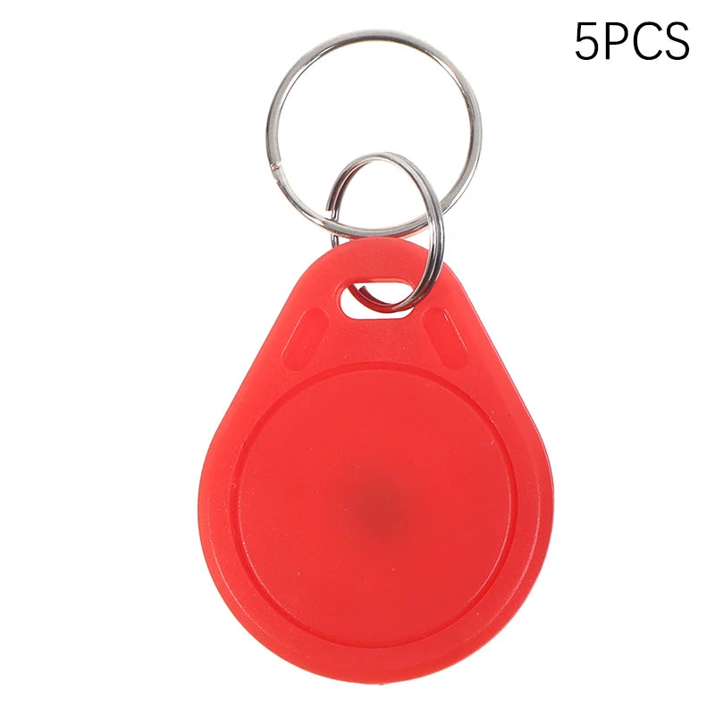 5pcs 13.56Mhz RFID UID Token Copy Keykobs Changeable Attendance Management CUID Clone Keychain Tag For Mif 1k S50 Writable