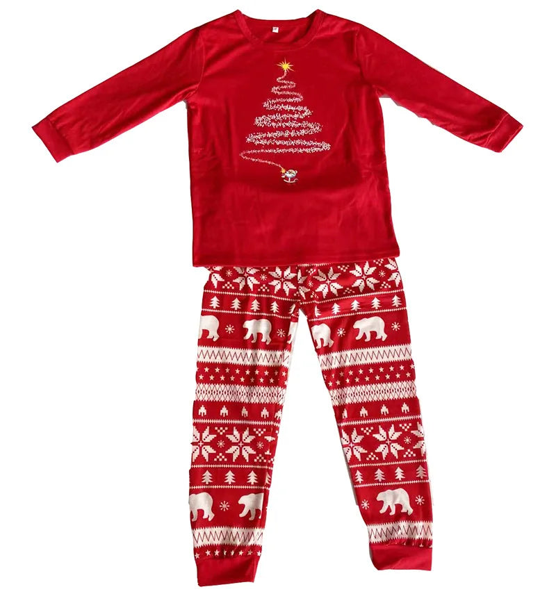 Família combinando Red Natal Conjuntos de pijama, Pai, Mãe, Filha, Filho, Roupa de criança