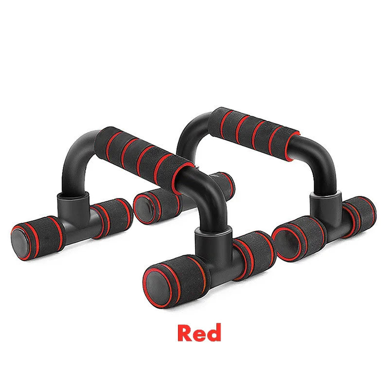 Novos suportes push-up em forma de U para treinamento muscular de fitness familiar e equipamentos de fitness (1 par) - ferramenta de fitness com cabo de esponja