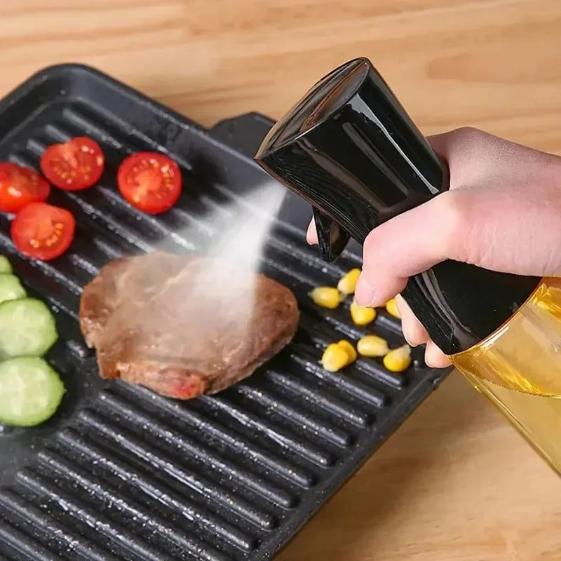 Spray de óleo para cozinhar-dispensador de azeite garrafa pulverizador névoa-reutilizável vinagre de óleo de qualidade alimentar, garrafa de spray acessórios de cozinha