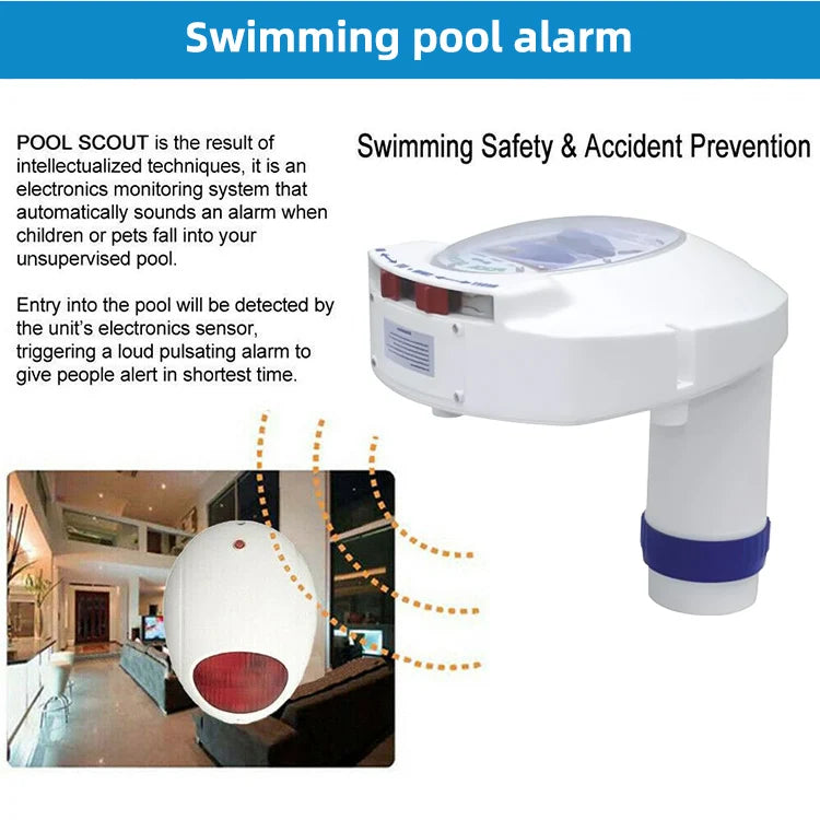 Pulseira de imersão infantil anti-afogamento, alarme de piscina para crianças