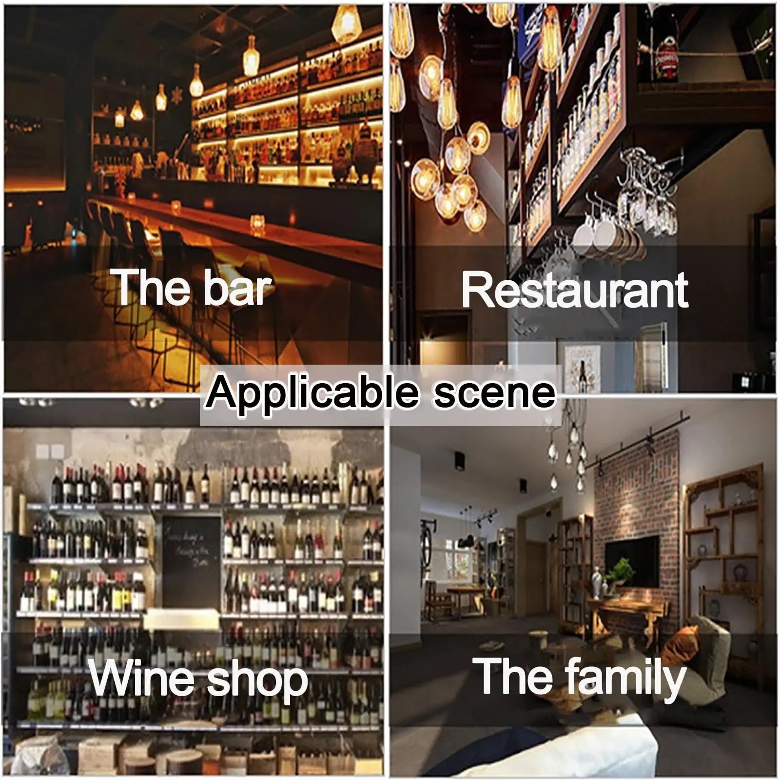 Prateleiras de parede de metal com rack de vinho, suporte de armazenamento de garrafas de licor para cozinha, sala de jantar ou decoração de bar doméstico