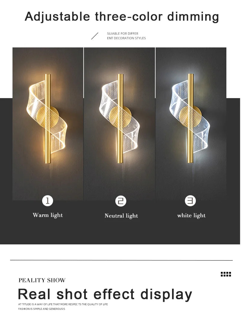 Nordic conduziu a lâmpada de parede iluminação interior para o quarto cabeceira sala fundo luz parede moderna decoração interior arandelas