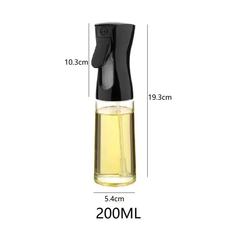 Spray de óleo para cozinhar-dispensador de azeite garrafa pulverizador névoa-reutilizável vinagre de óleo de qualidade alimentar, garrafa de spray acessórios de cozinha