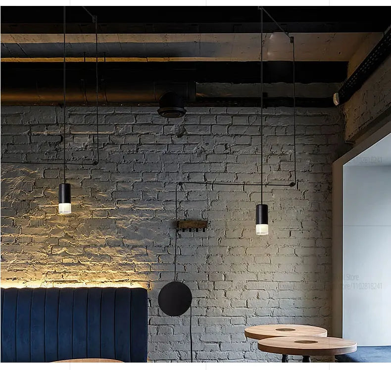 Estilo nórdico led g9 sótão lustre adequado para sala de estar lâmpada pendente cozinha sala jantar luz pingente iluminação interior