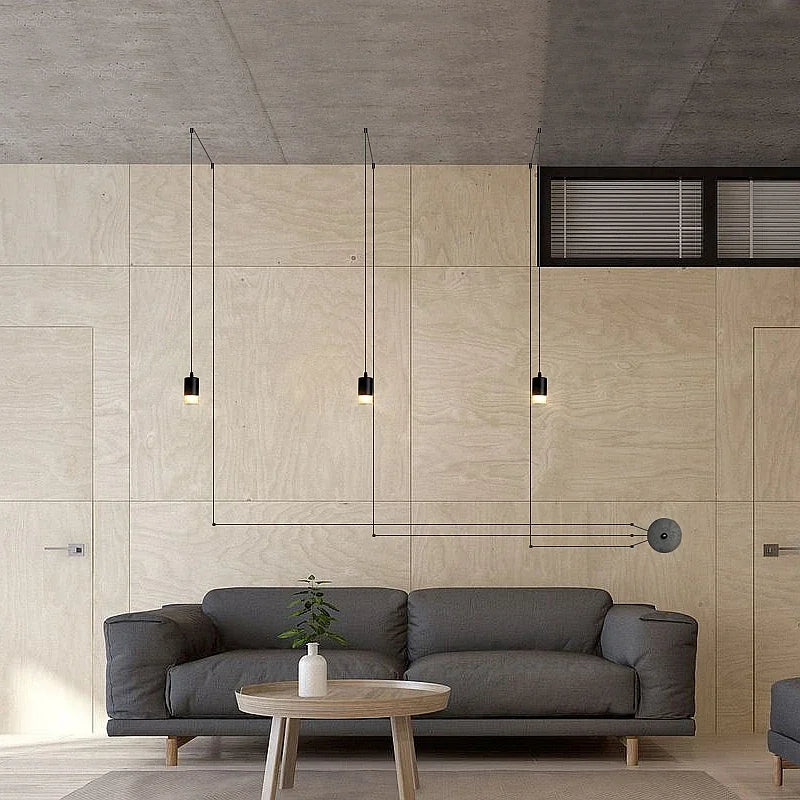 Estilo nórdico led g9 sótão lustre adequado para sala de estar lâmpada pendente cozinha sala jantar luz pingente iluminação interior