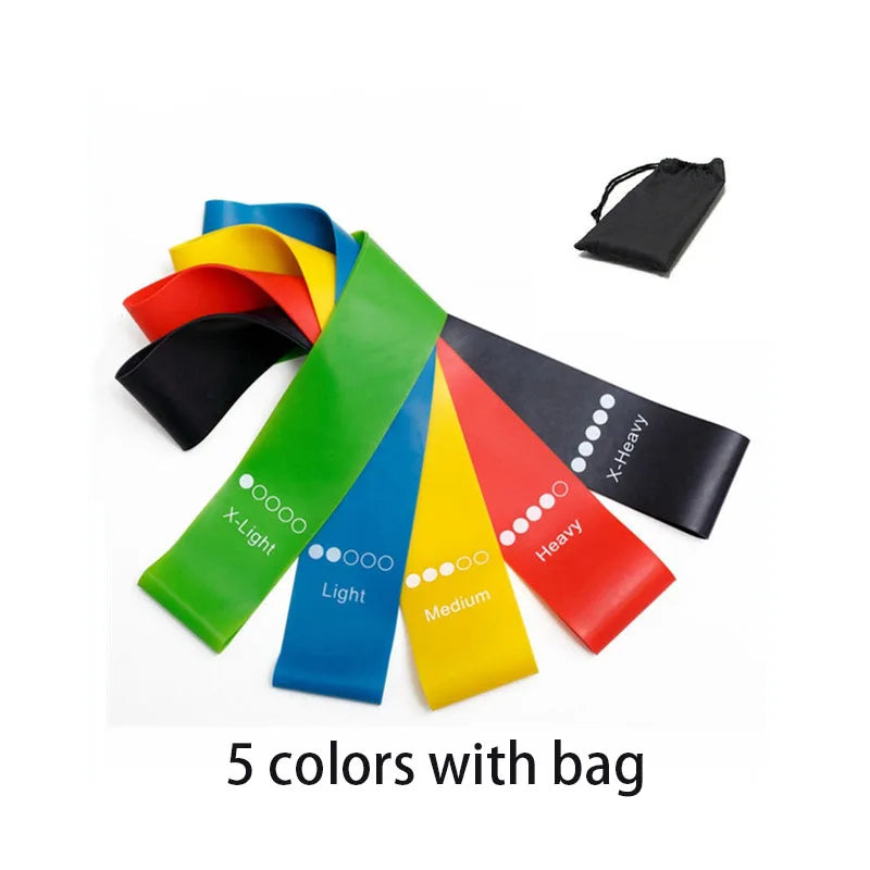 Bandas de resistência tpe conjunto de fitness faixas de borracha treinamento de força expansor yoga equipamentos de ginástica laço de borracha elástica
