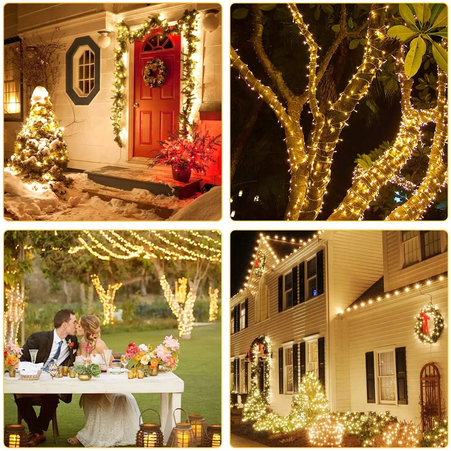 10/20/50/80leds luzes da corda festivas luzes da corda led para o natal dia das bruxas páscoa dia dos namorados eid sem baterias incluídas