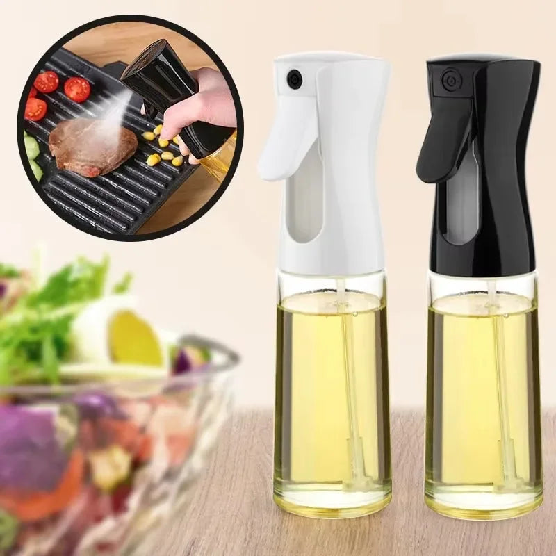 Spray de óleo para cozinhar-dispensador de azeite garrafa pulverizador névoa-reutilizável vinagre de óleo de qualidade alimentar, garrafa de spray acessórios de cozinha