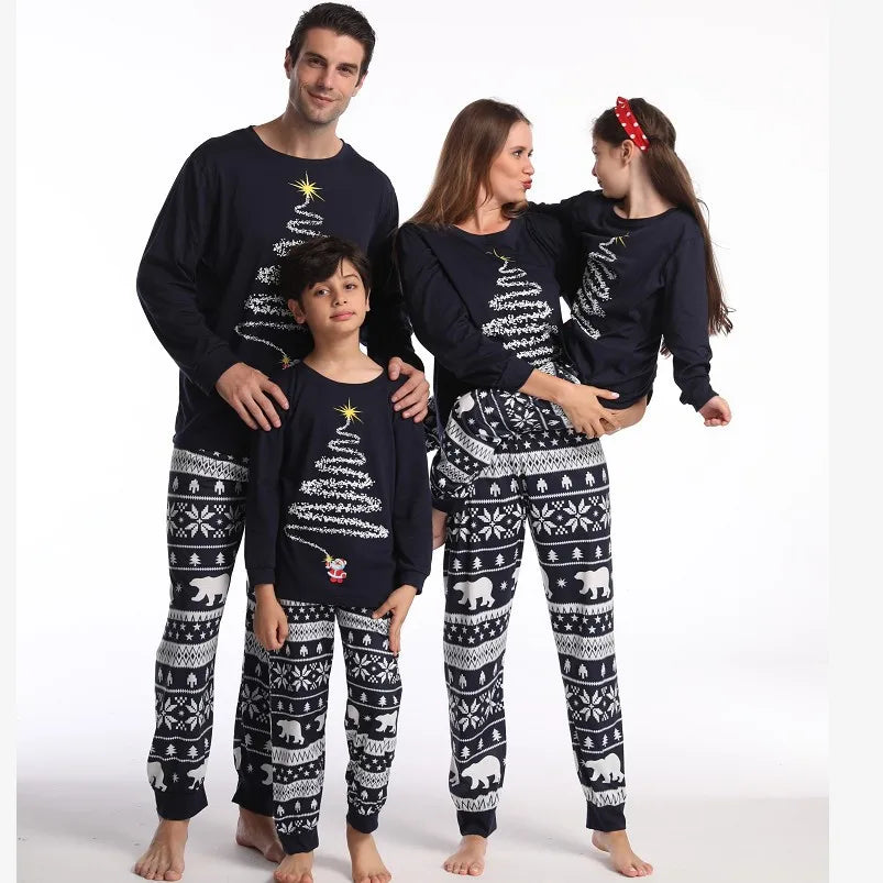 Família combinando Red Natal Conjuntos de pijama, Pai, Mãe, Filha, Filho, Roupa de criança