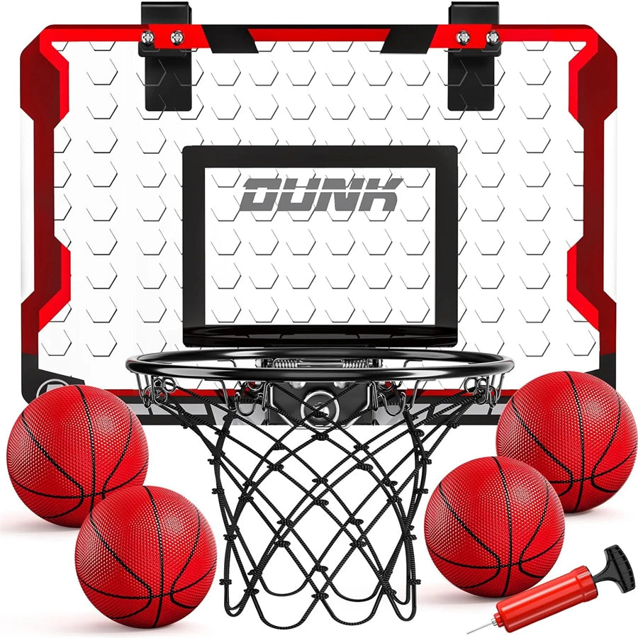 Eletrônico de parede Basketball Hoop, LED Light, Water Pool, Casa, Jogo Suprimentos, Festa da família, 4 Basketball Hoop