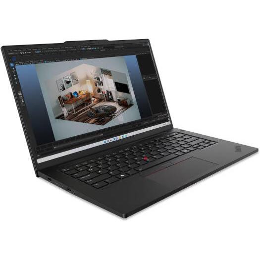 Lenovo ThinkPad P14s Gen 5 Laptop, 14.5" WUXGA IPS 60Hz Display, Intel Core Ultra 7 155H, 32GB RAM, 1TB SSD, RTX 500 Ada Gen. 4GB Graphics, English (US) K/B, Win11Pro, Black | 21G2001VUS