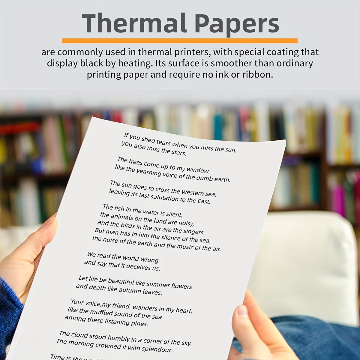 100 Sheets Thermal Printer Paper,A4 Letter,Folded, Continuous, Perforated, Quick  for Pen,Compatible with ITP01/A40/M08F/MT800 Portable Thermal Printer