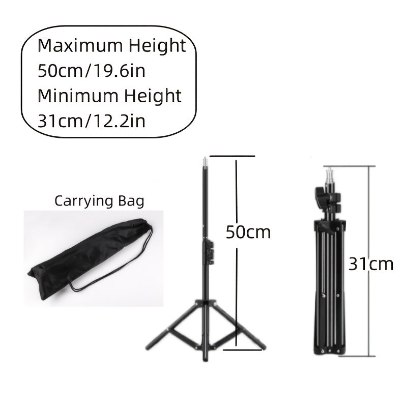 The RP01-B Is a Compact And Portable Tripod for Photography Lighting, Ideal for Use with Softboxes, Video Flashes, And Reflector Fill Lights in Photography Studios. It Works with Various Sizes of Background Stands, Including