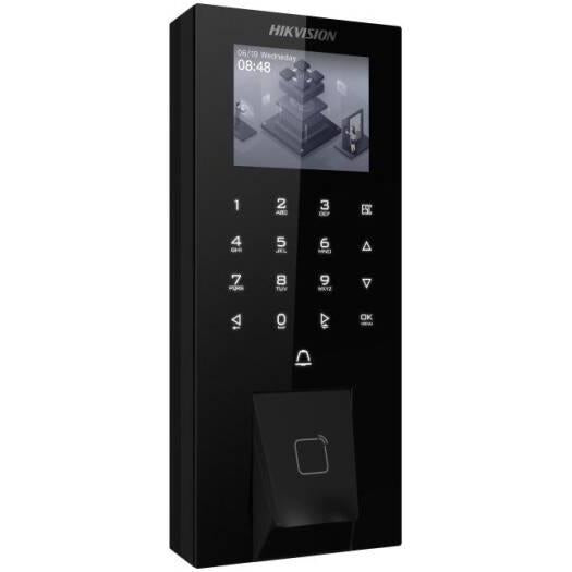 Hikvision Value Fingerprint Terminal, 2.4" LCD 320 x 240 Display, 5000 Fingerprint Capacity, 5000 Card Capacity, M1 Card Type, Optical Fingerprint Module, Black | DS-K1T807MBFWX-E1
