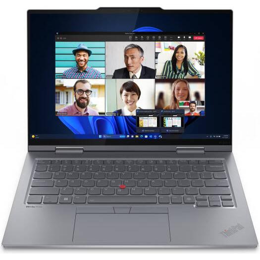 Lenovo ThinkPad X1 2-in-1 Gen 9 Laptop, 14" WUXGA IPS 60Hz Touch Display, Intel Core Ultra 7 155U, 16GB RAM, 1TB SSD, Intel Graphics, English-Arabic Keyboard, Windows 11 Pro, Grey | 21KE000DGR