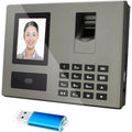 Biometric Face & Fingerprint Attendance Machine with Large TFT Screen, Dual-Camera System, Fast Identification Suitable for Office,, - Fingerprint Scanner, Face Recognition Device, Data Output & Large Storage Capacity