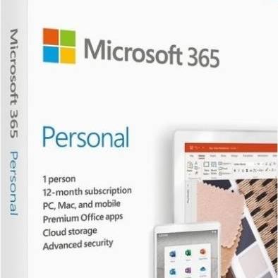 Microsoft 365 Personal - For PC, Mac, iOS and Android, English Subscription, Middle East Version, 1 Year License, for 1 User | QQ2-01011