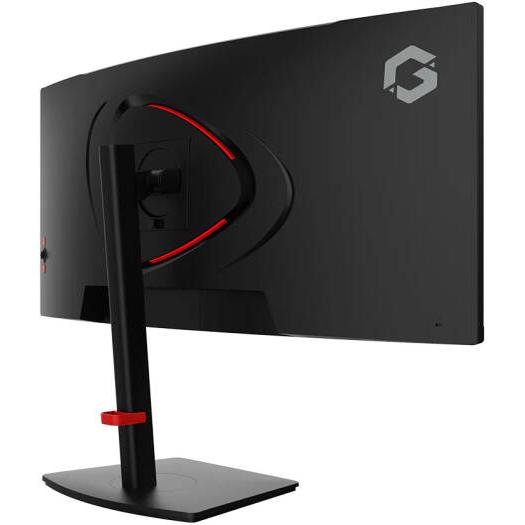 GAMEON Spectra Pro Series Monitor, 34" Fast VA Curved Display, WQHD Resolution, 120Hz Refresh Rate, 0.5ms (MPRT) Response Time, Adaptive-Sync & VRR, HDR10, R1500 Curvature, Black | GOC34WQHD120VA
