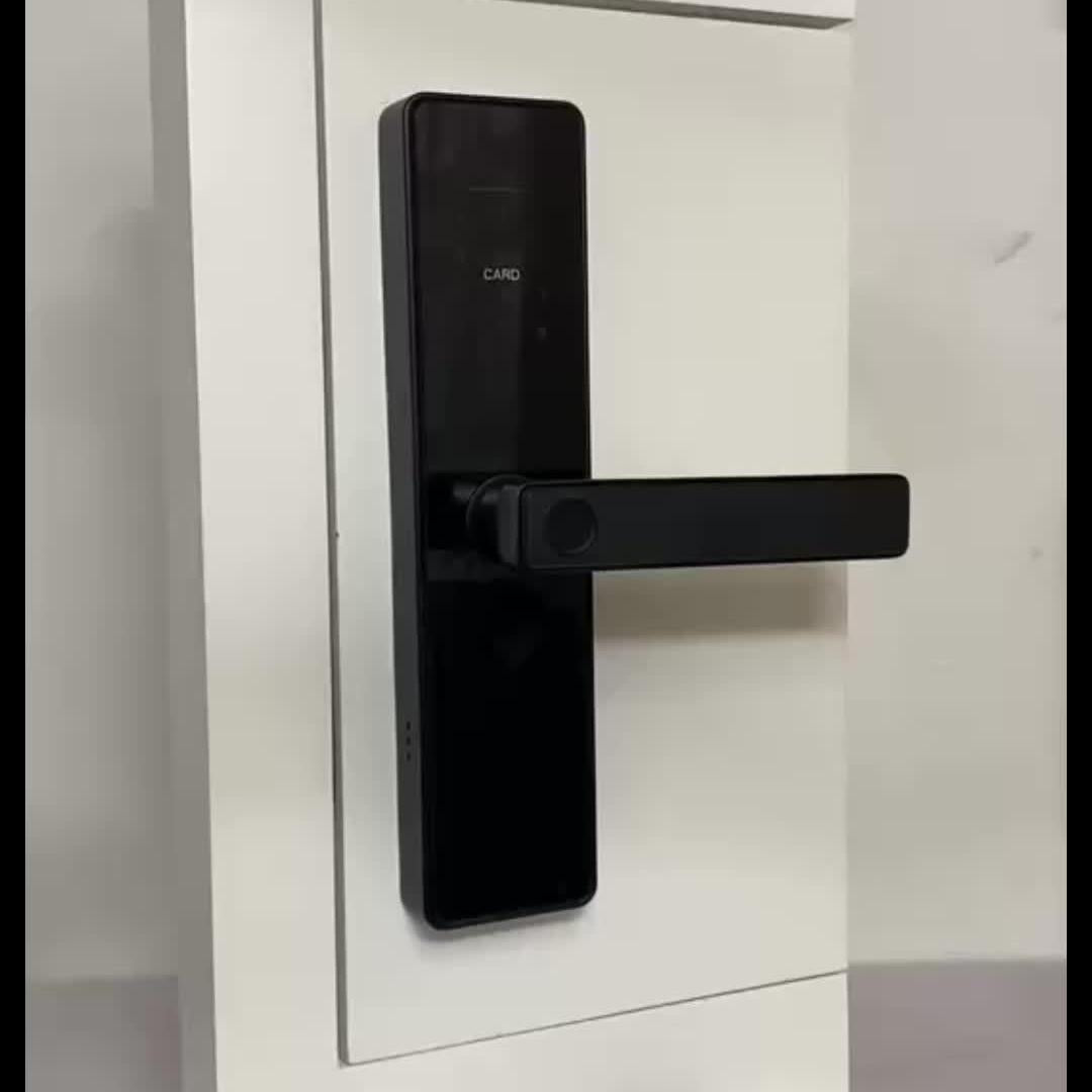 Home Electronic Password Fingerprint Door Lock - Keyless Entry Door Lock, Easy Installation, Compatible with Tuya App Smart Door Lock, Digital Electronic Password Door Lock