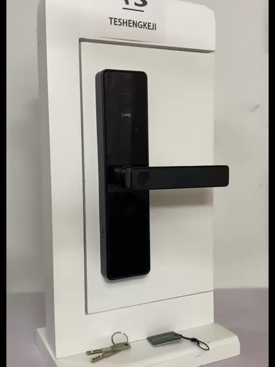Home Electronic Password Fingerprint Door Lock - Keyless Entry Door Lock, Easy Installation, Compatible with Tuya App Smart Door Lock, Digital Electronic Password Door Lock